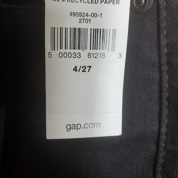 GAP High Rise True Skinny In Sculpt Jeans Size 4 - Picture 11 of 12
